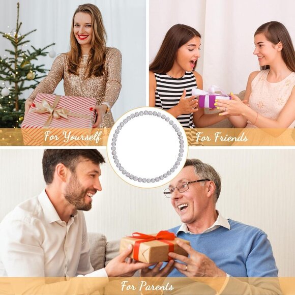 Baseball Necklace Beaded for Men, Bling Ice 16in/18in/20in Shiny Baseball Chain - Picture 9 of 9